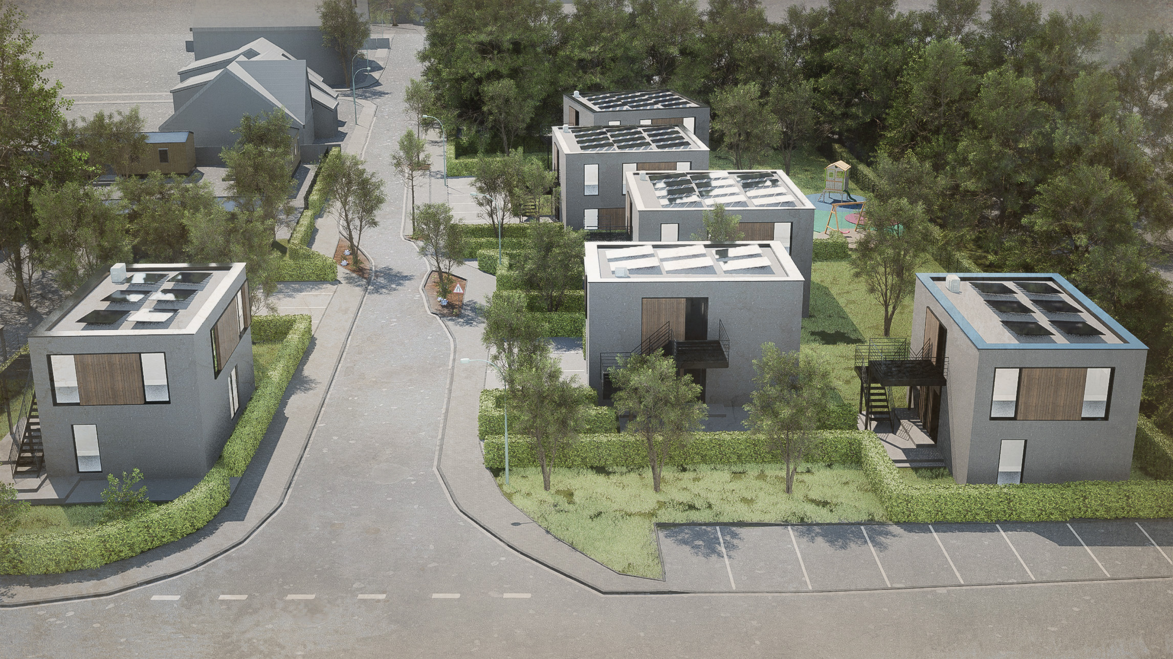 Severich &amp; Partner Architekt Architektur Messebau Bauprojekte Hochbau Roetgen Aachen Köln Eifel Nordeifel Innenausbau Wohnung Wohnen Modul Modulbau Modular Modulare Wohnbauten Temporär Container Flüchtlinge Geflüchtete Familien Sozialbau Sozialwohnungen Stadt